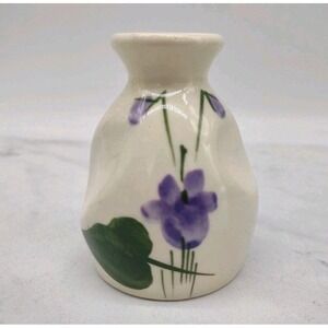 Vintage Perfume Devon Violets Round 2.5 inches Stamped Made in England